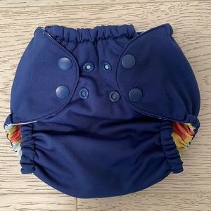 NWOT Size 1 Esembly Cloth Diaper Cover Navy
